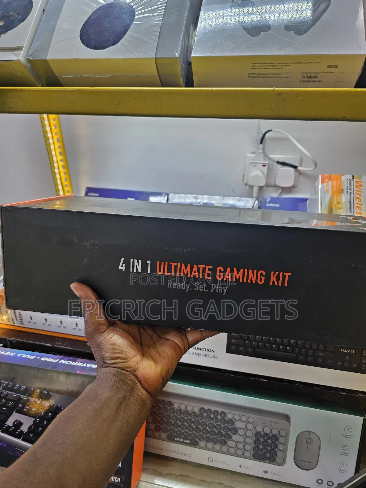 Porodo Ultimate 4 in 1 Gaming Kit Keyboard