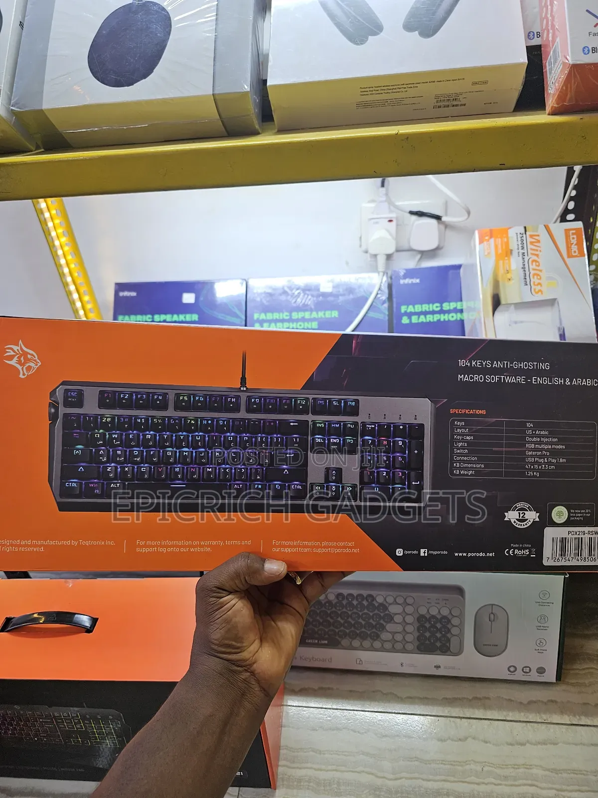 Porodo Pdx219 Mechanical Gaming Keyboard
