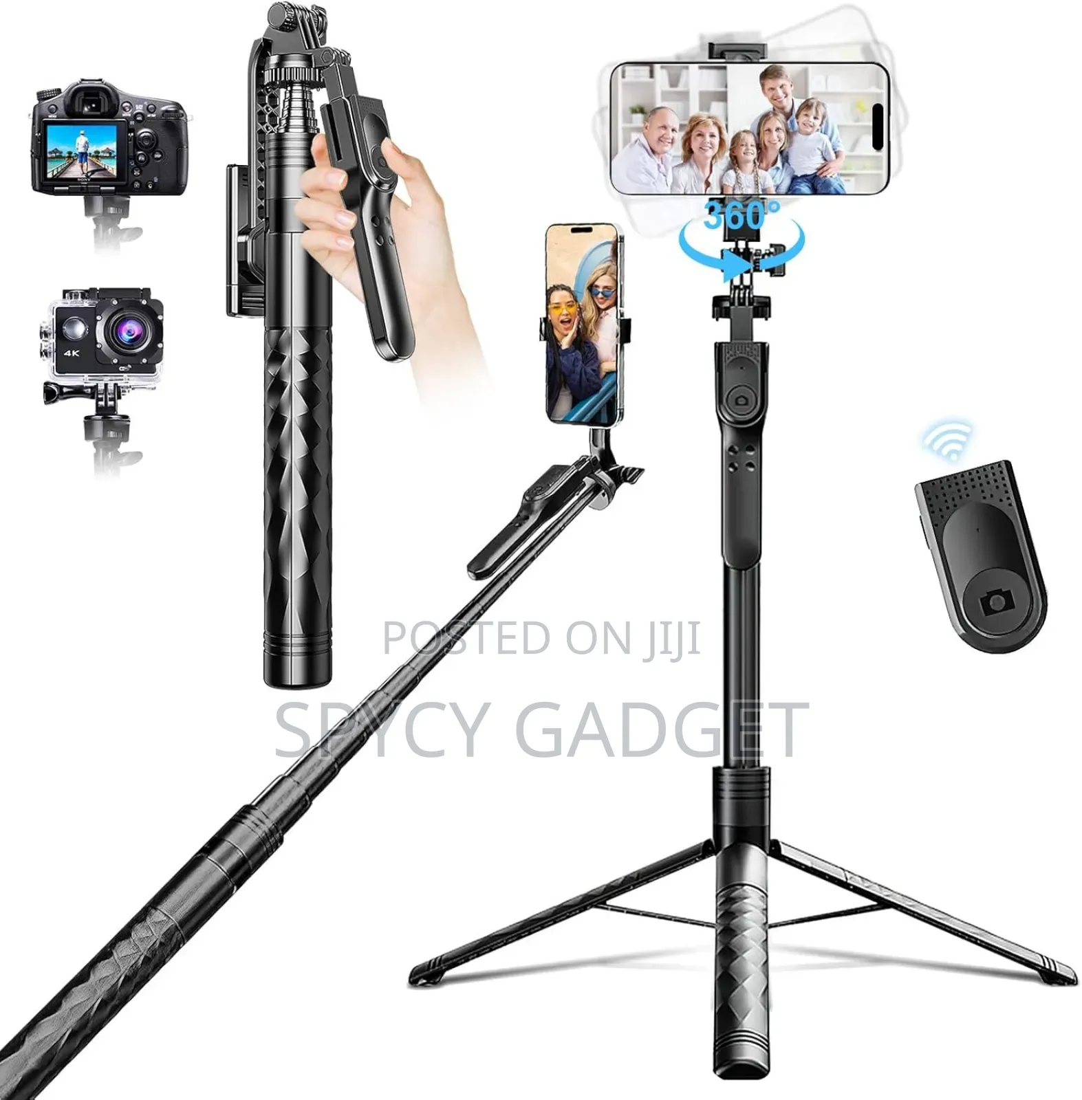 L28 Selfie Stick Foldable Tripod Stand With Bluetooth