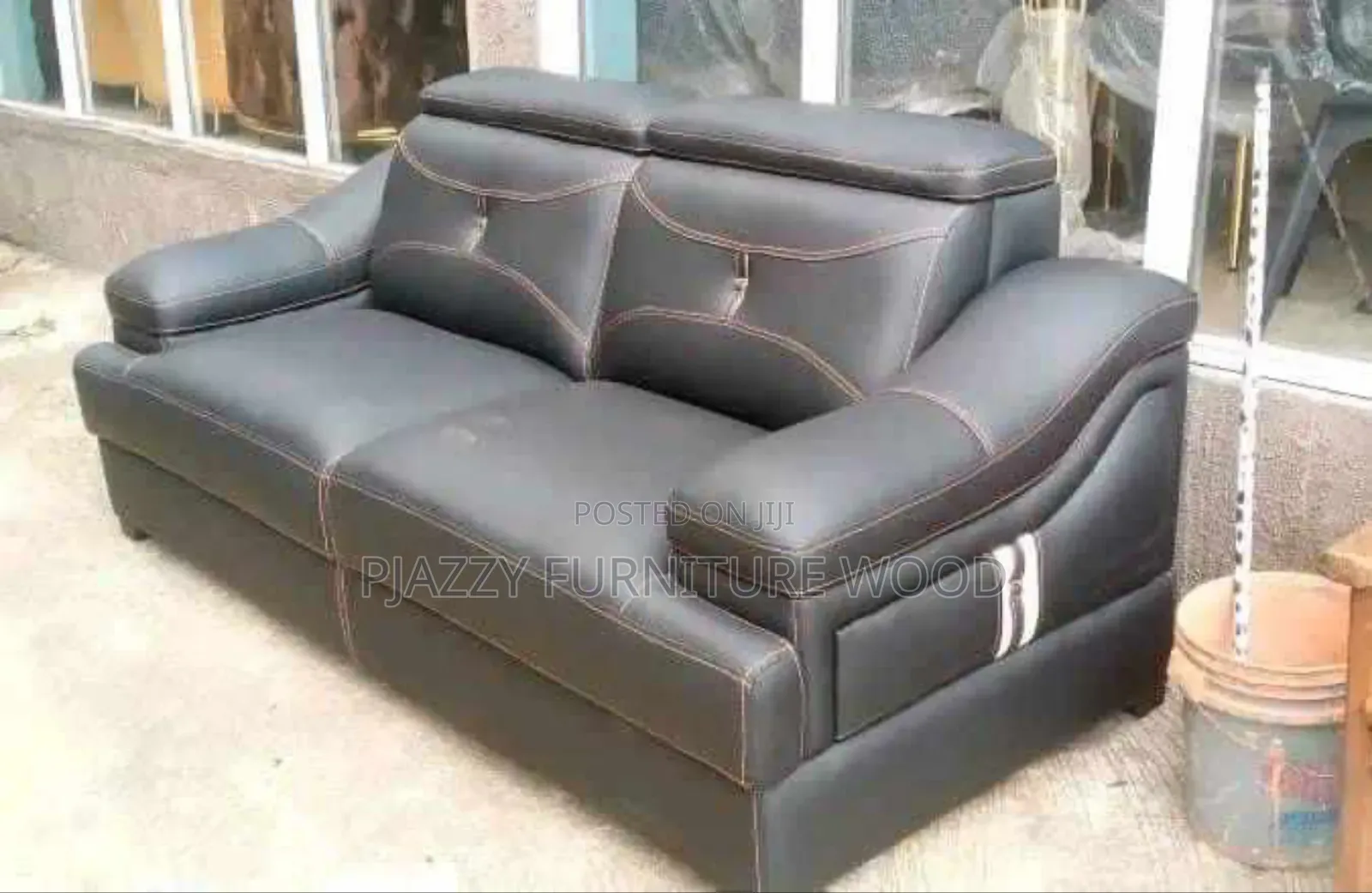 Executive Leather Sofa Set