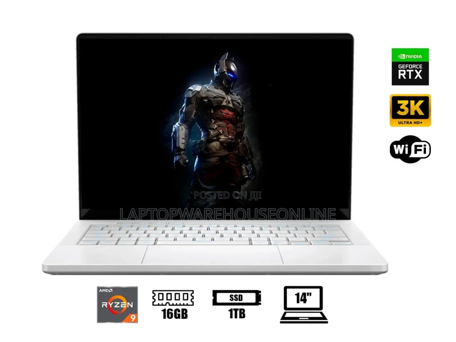 New Laptop Asus ROG Zephyrus G14 16GB AMD Ryzen 9 SSD 1T