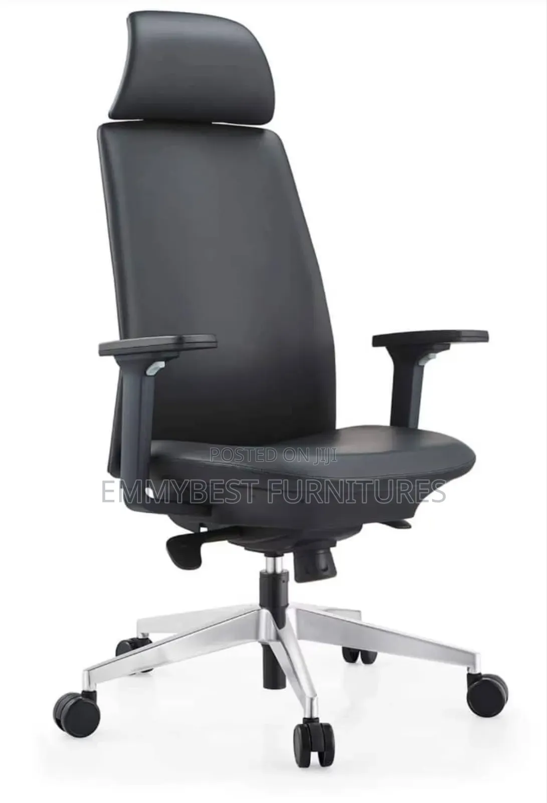 Executive Office Chair, Reclining and Pure Leather.