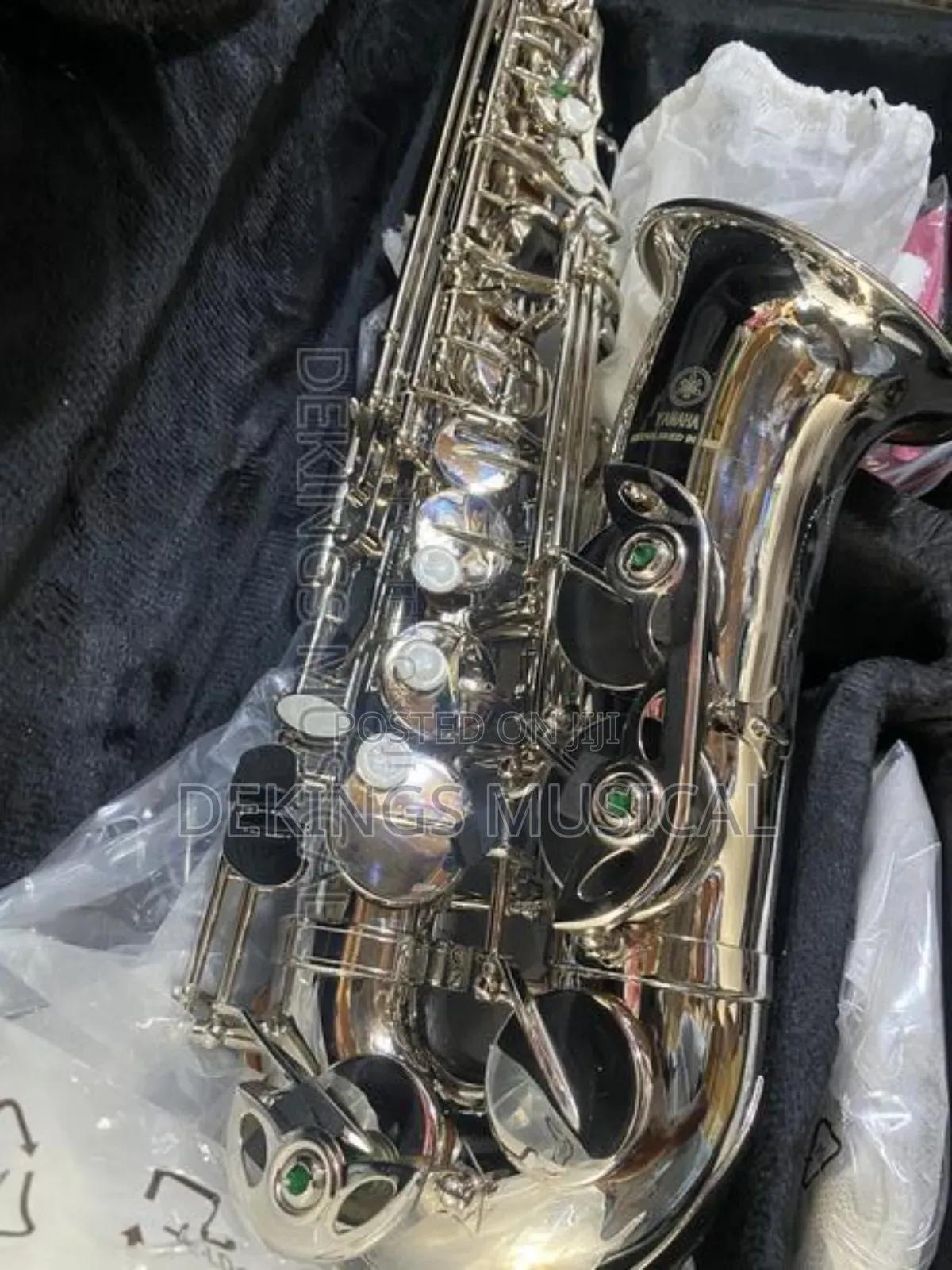 Yamaha Silver Alto Saxophone Brass Sax