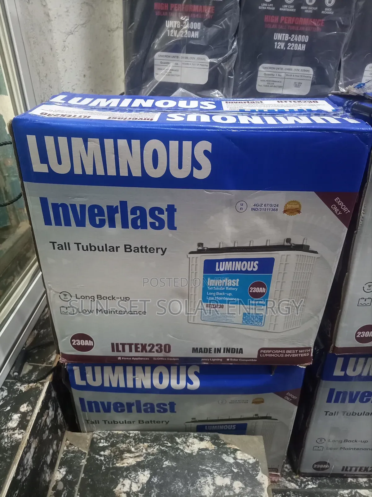 Luminous Tubular Battery 150ah 12V