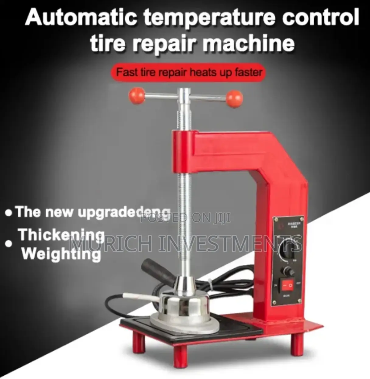 Electric Tube Tyre Repair Patcher Machine