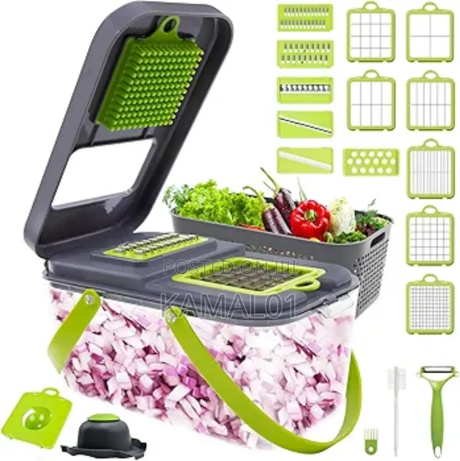 Vegetable Cutter, 22 in 1 Vegetable Slicer, Dice Cutter