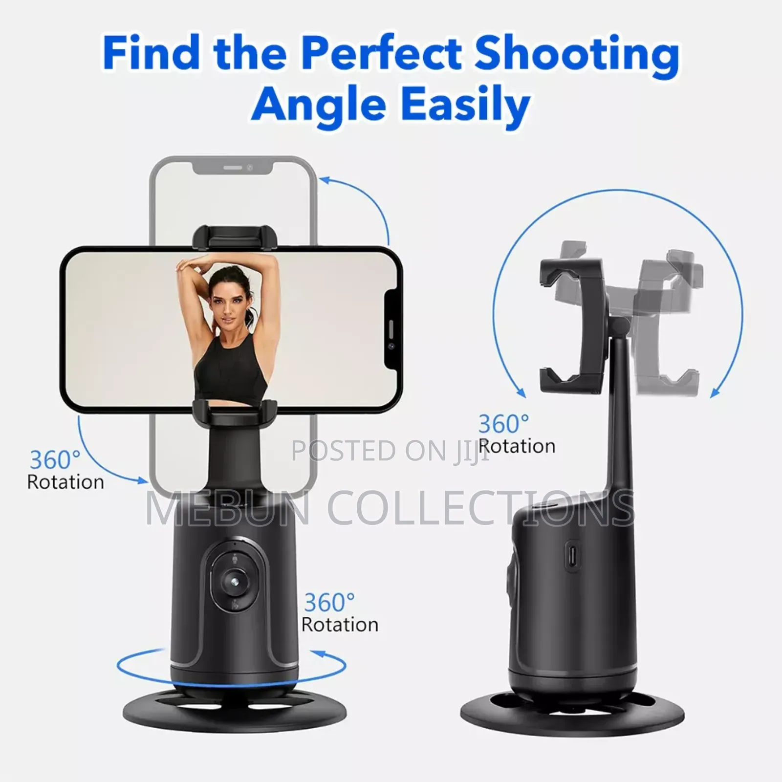 360° Auto Face Tracking Phone Holder