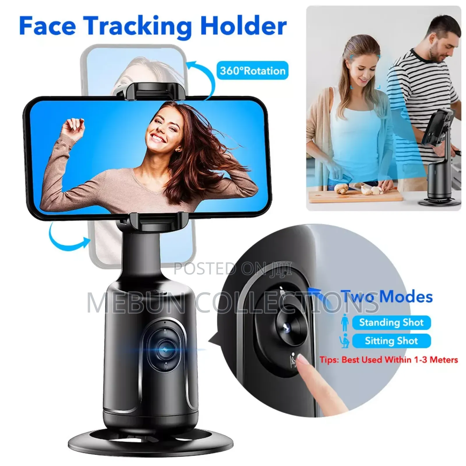 360° Auto Face Tracking Phone Holder