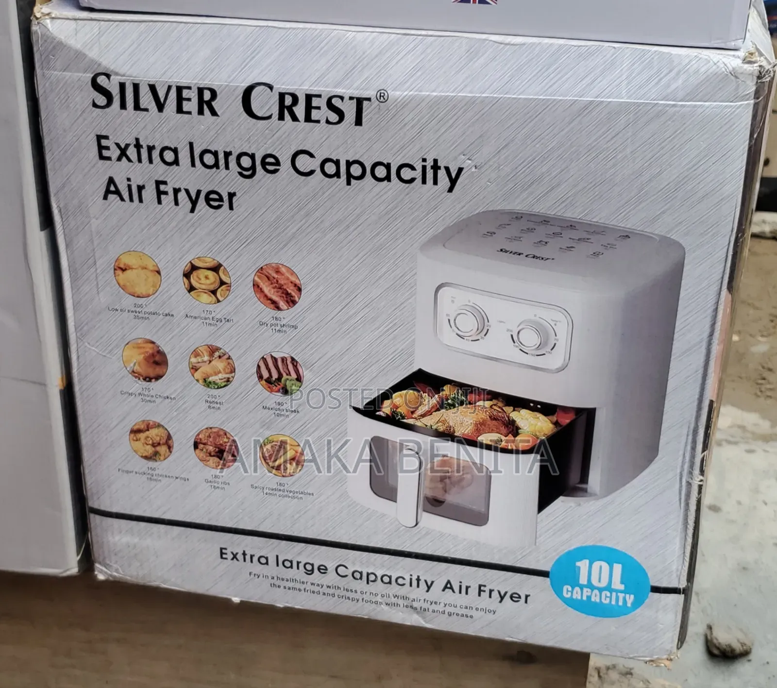 Silvercrest Airfryer 10ltrs