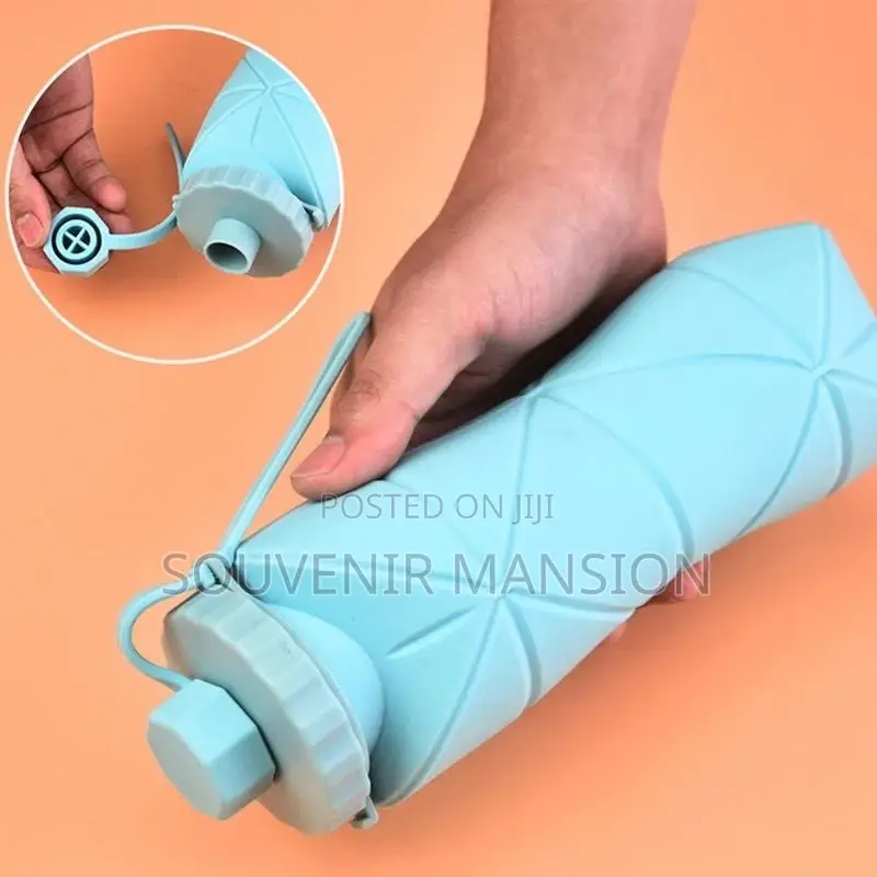 600ml Foldable Silicon Water Bottle