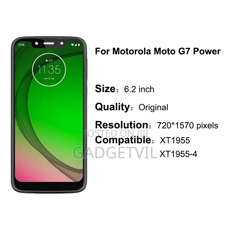 Motorola G7 Power LCD Touchscreen