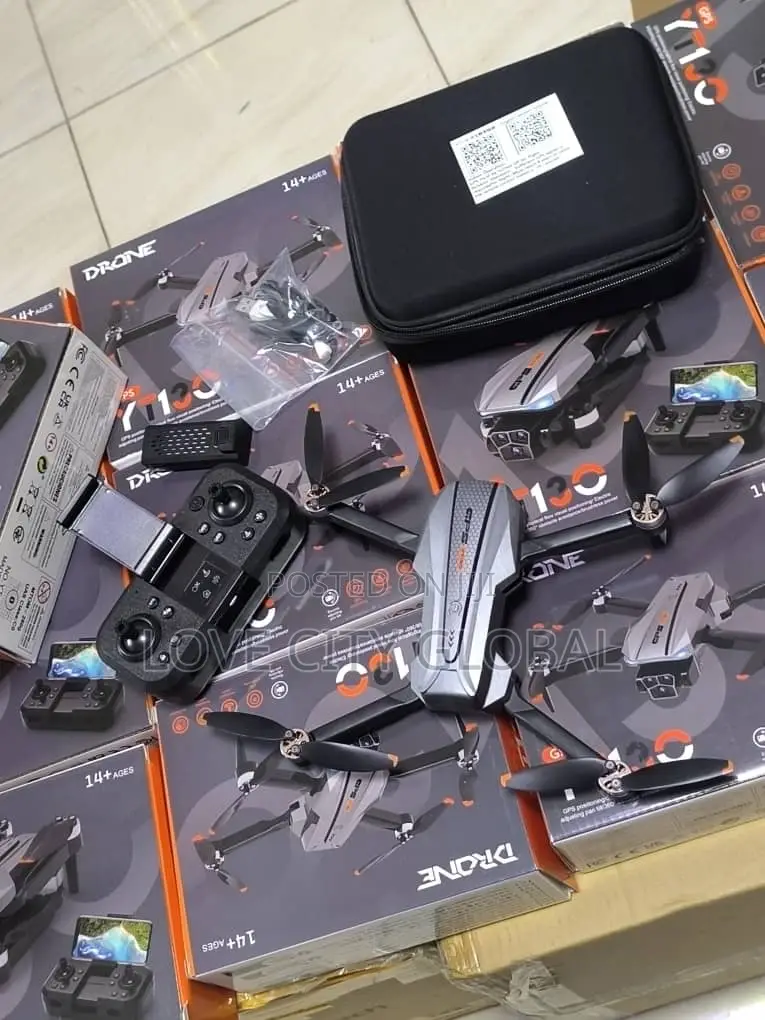 Triple Camera Hd 5g GPS Professional Drone With 2 Battery