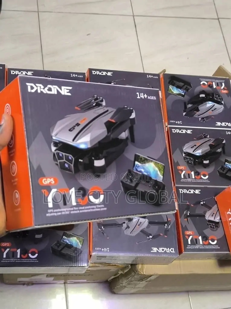 Triple Camera Hd 5g GPS Professional Drone With 2 Battery