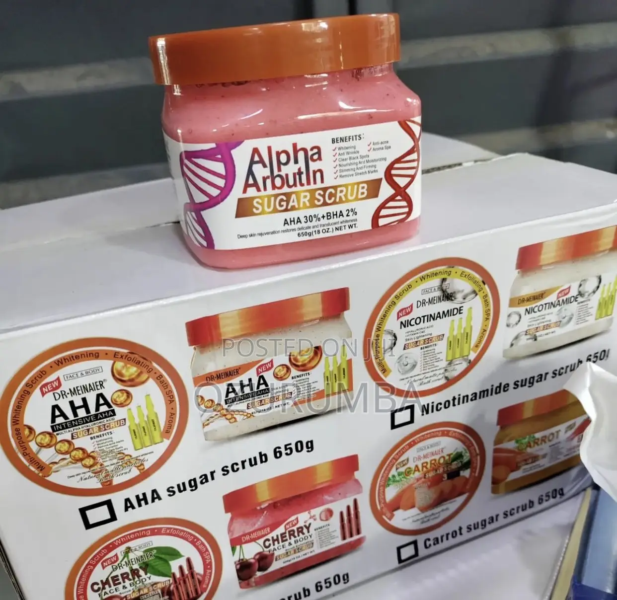 Alpha Arbutin Sugar Scrub