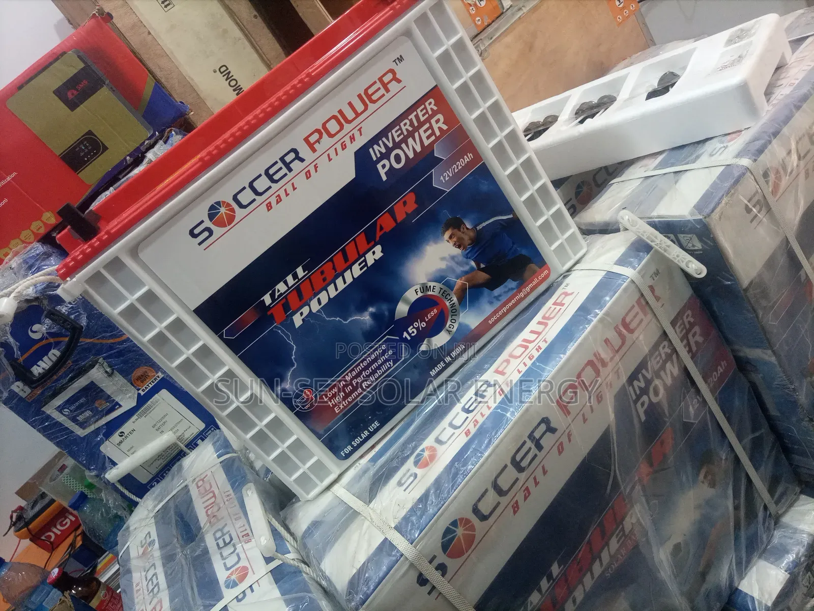 Soccer Power Tubular Battery 220ah12v
