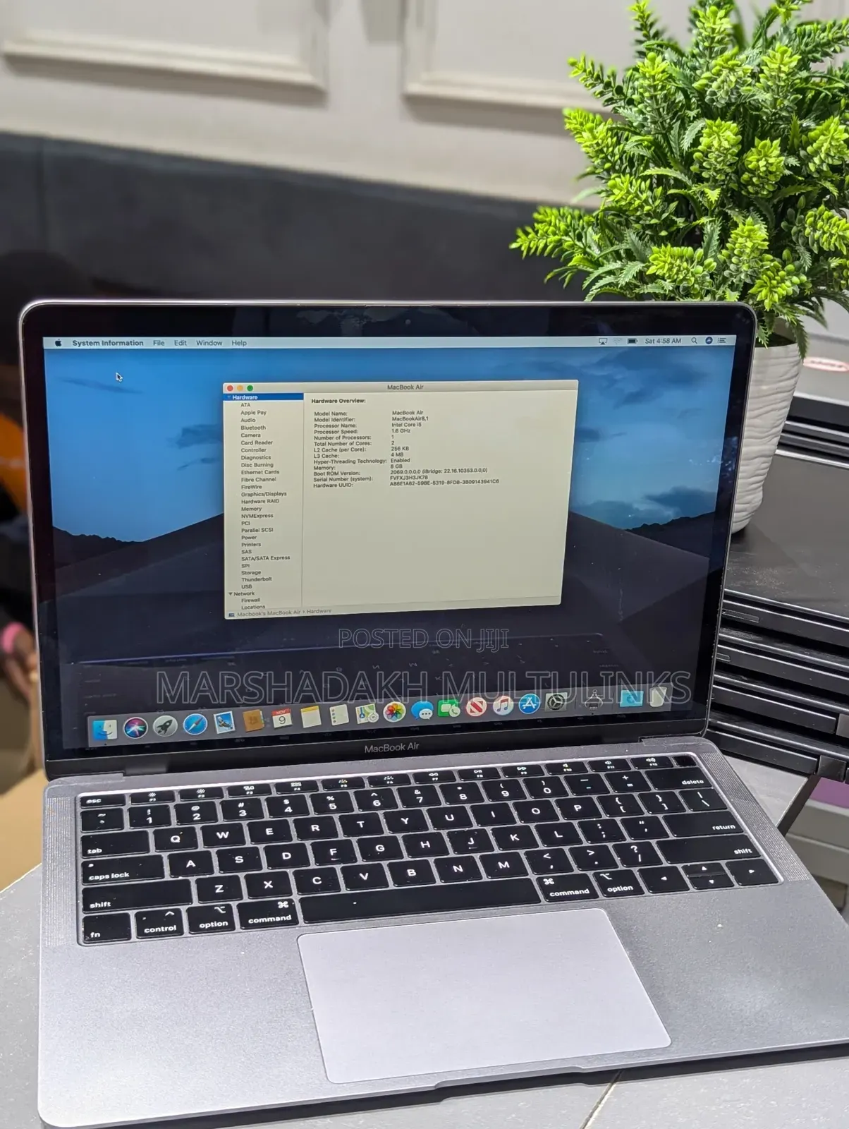 Laptop Apple MacBook 2018 8GB Intel Core I5 SSD 256GB