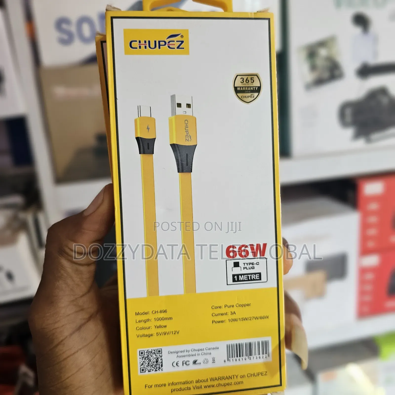 Chupez 66w Type C Cable
