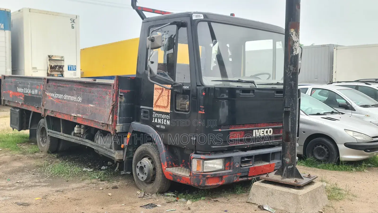 Foreign Used Iveco 75 E14 Truck 2002 Black for Sale
