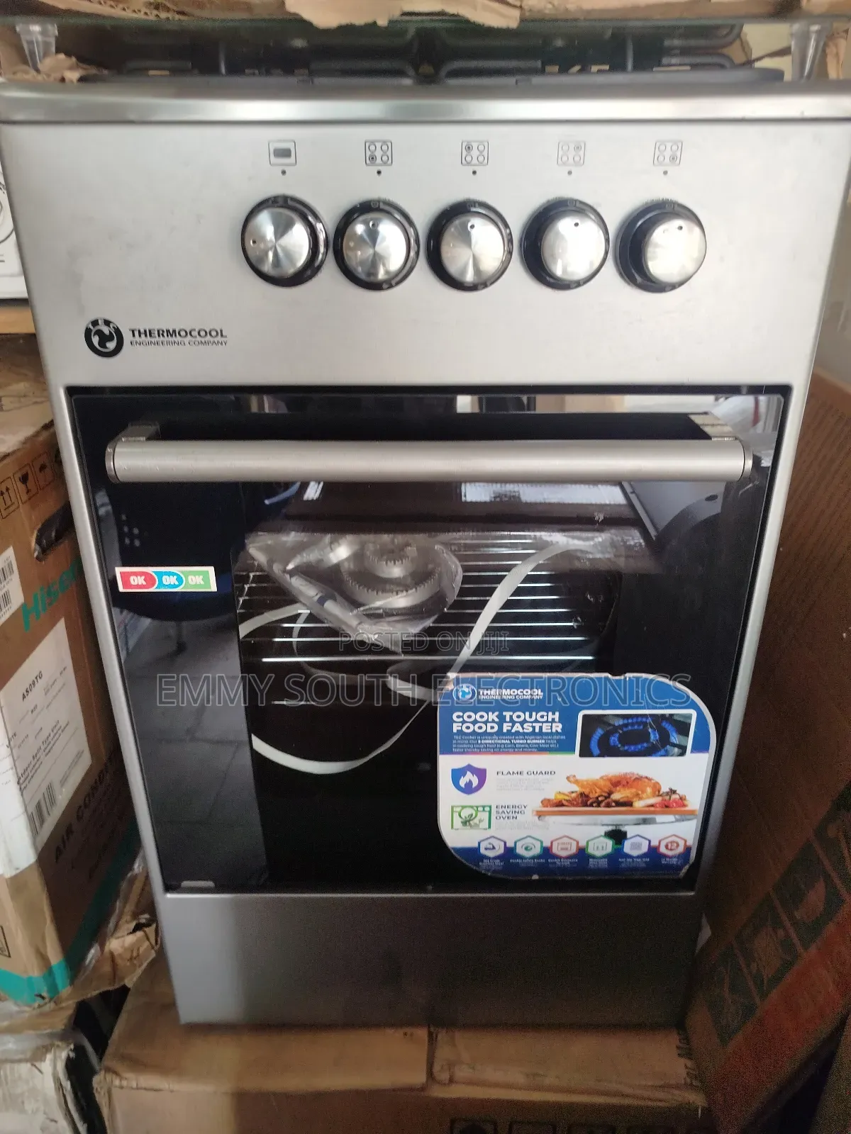 Thermocool 4 Burners Gas Cooker All Gas