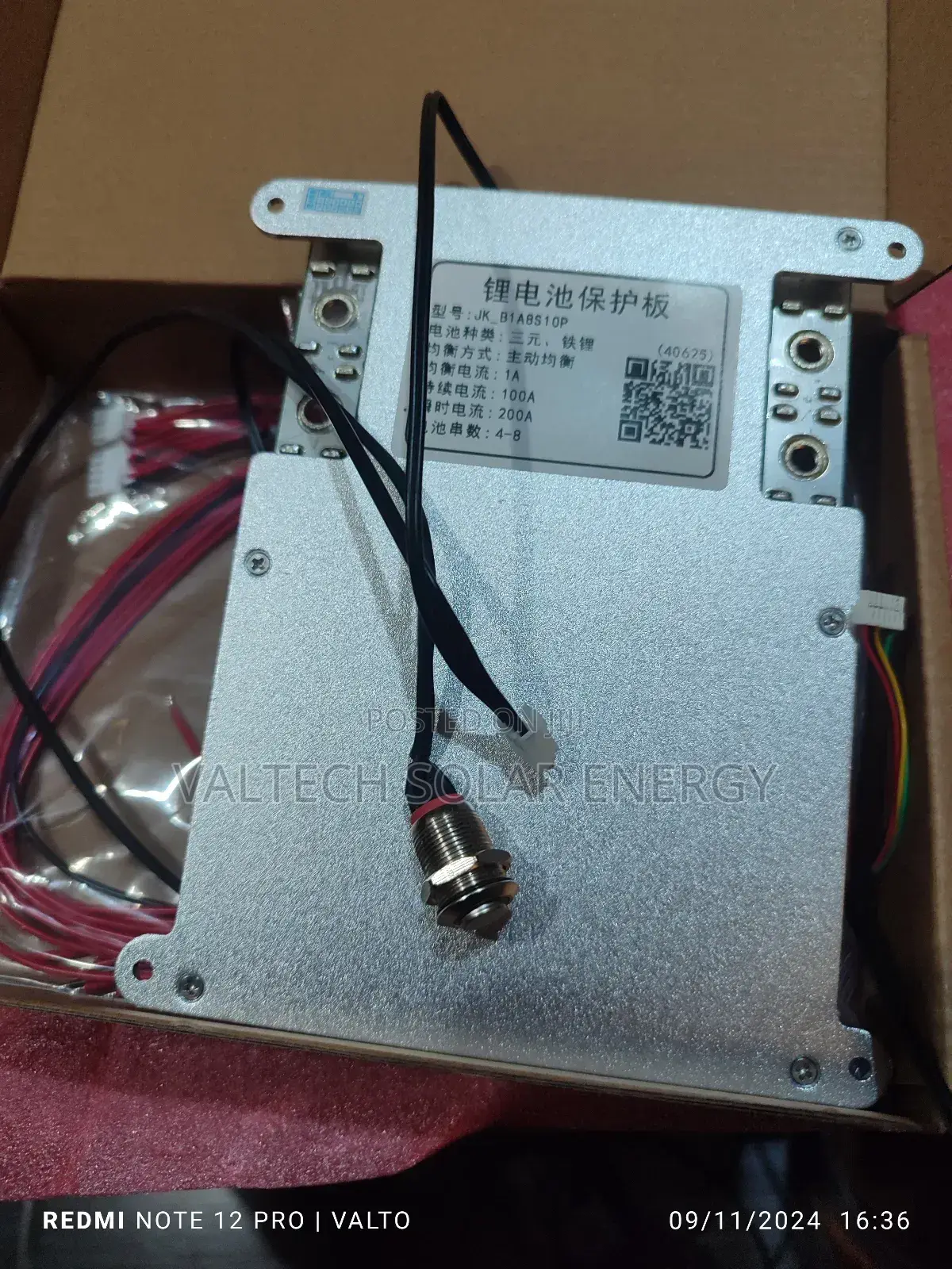 Jk-B1a8s10p Jikong 4s-8s 100a Smart Bluetooth Lithuim Battery BMS