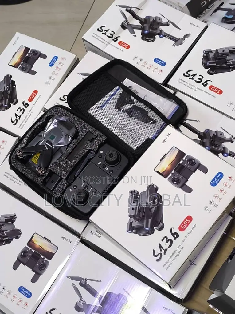 Foldable 5G Wifi Obstacle Avoidance GPS Drone, 2 Battery