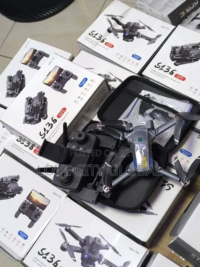 Foldable 5G Wifi Obstacle Avoidance GPS Drone, 2 Battery