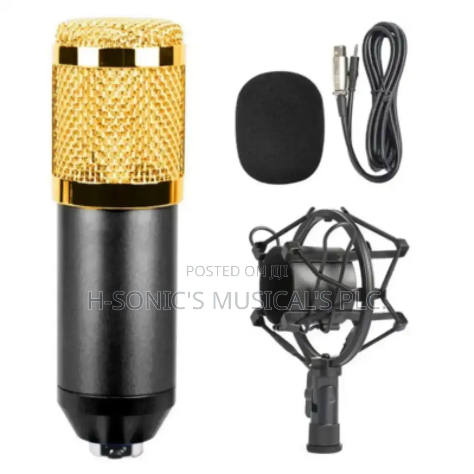 Professional Bm-800 Condenser Microphone With V8 Soundcard