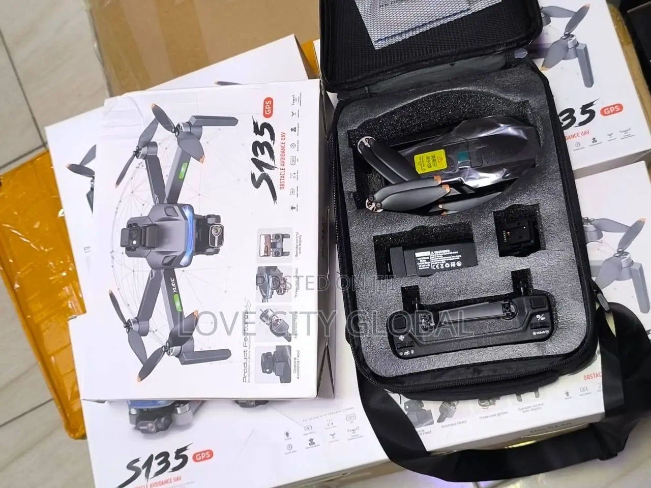 YLRC S135 Pro GPS Professional Drone 5G Camera, 2 Battery