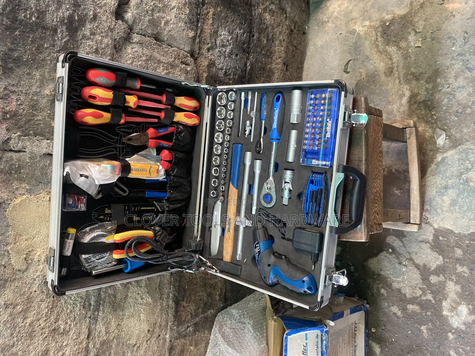 Westfalia 133pcs Electrical Tool Case