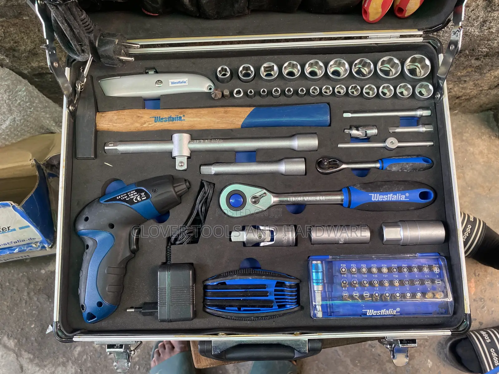 Westfalia 133pcs Electrical Tool Case