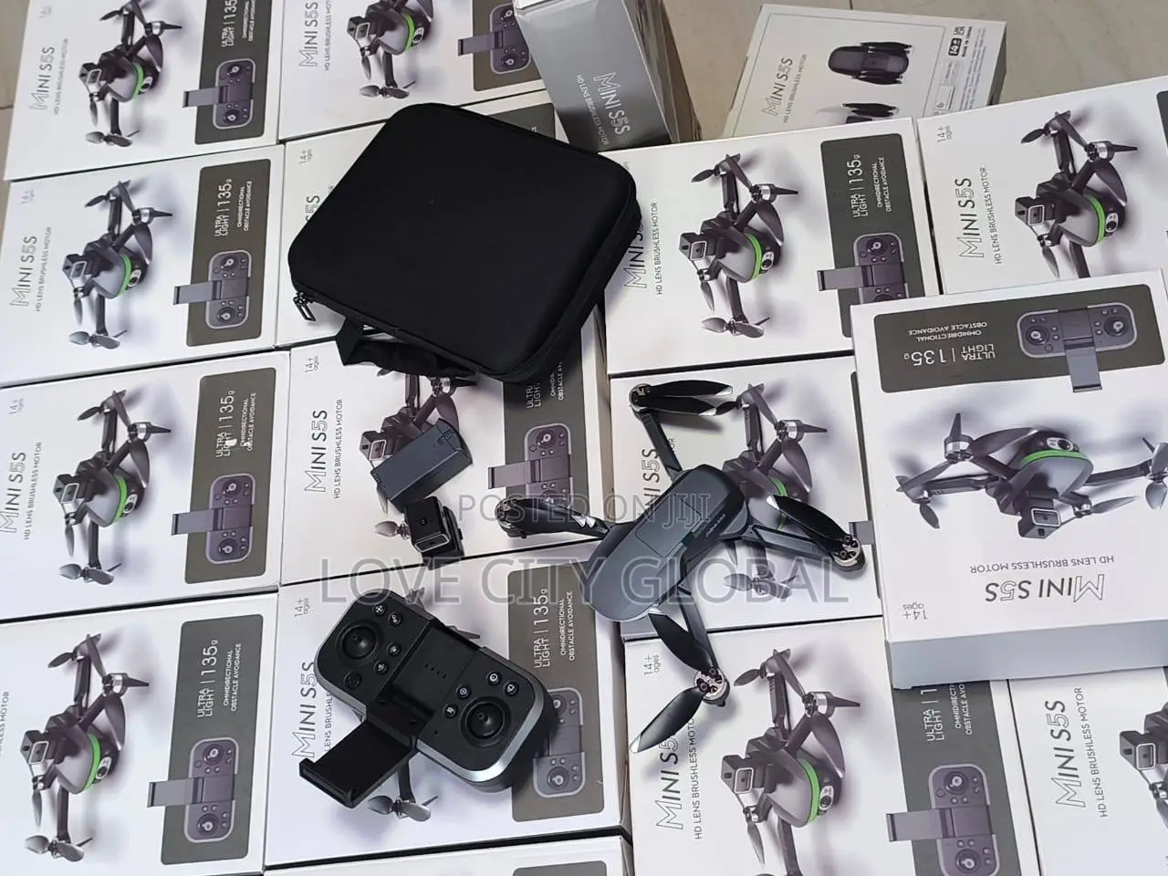Ls-S5s Hd Esc Dual Camera Professional Drone 2 Batteries