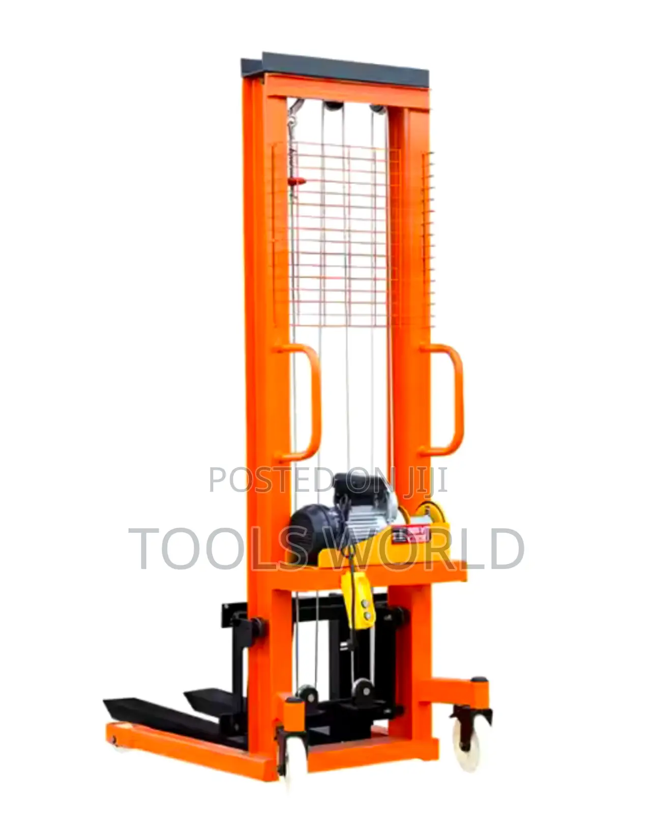 2ton X 1.6m Electric Pallet Stacker Forklift With Hoist