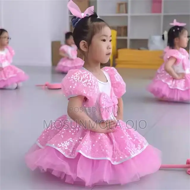 Sequins Ballet Costumes Dress for Girls