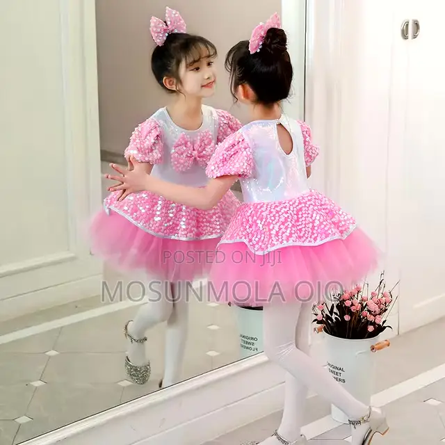 Sequins Ballet Costumes Dress for Girls