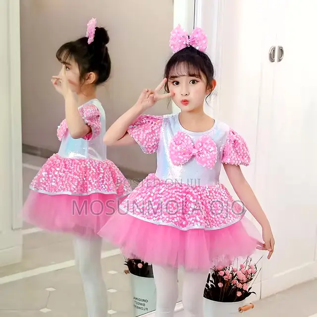 Sequins Ballet Costumes Dress for Girls