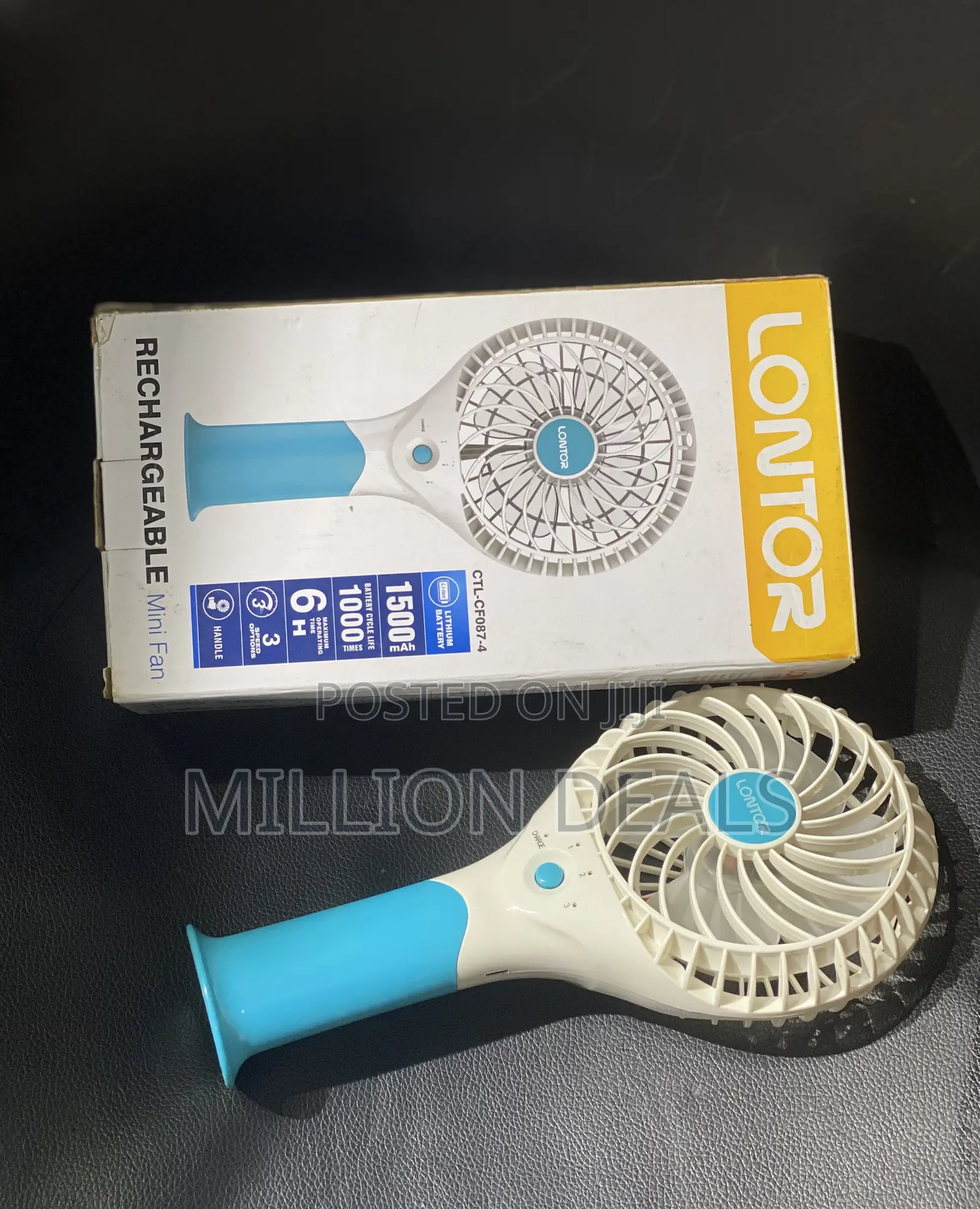 Mini Rechargeable Hand Fan