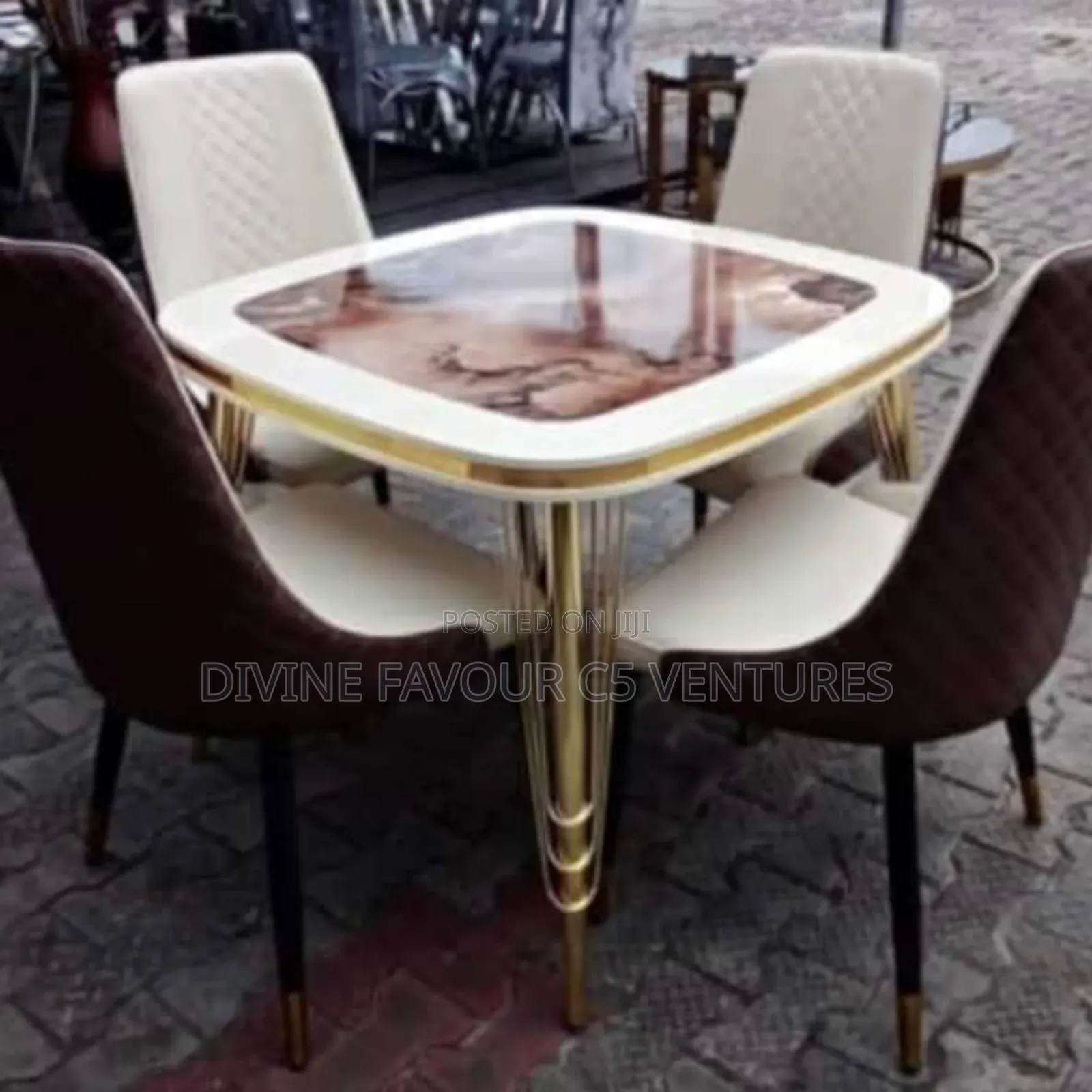 Marble Dining Set ( 4 Seater)