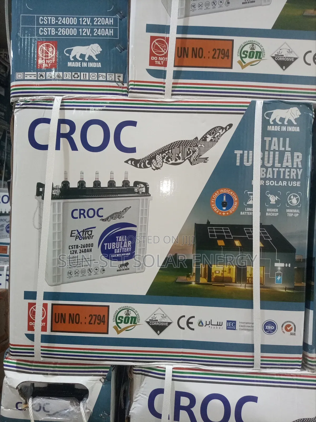 Croc Tubular Battery 240 12V