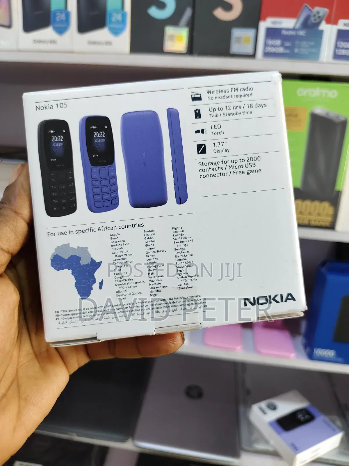 New Nokia 105 Black