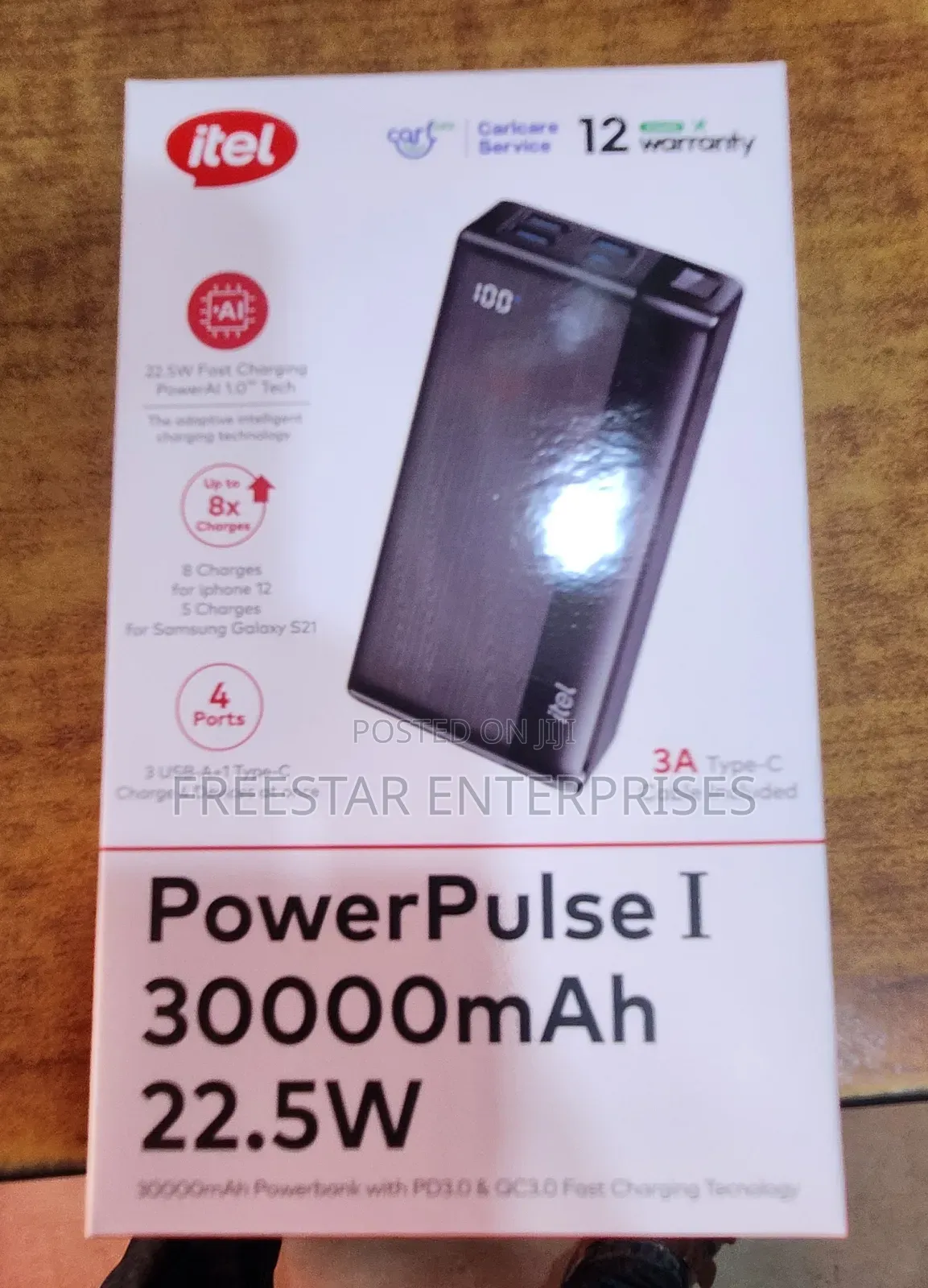 Itel Powerpluse I 30000mah Power Bank. Itel 30000mah Power