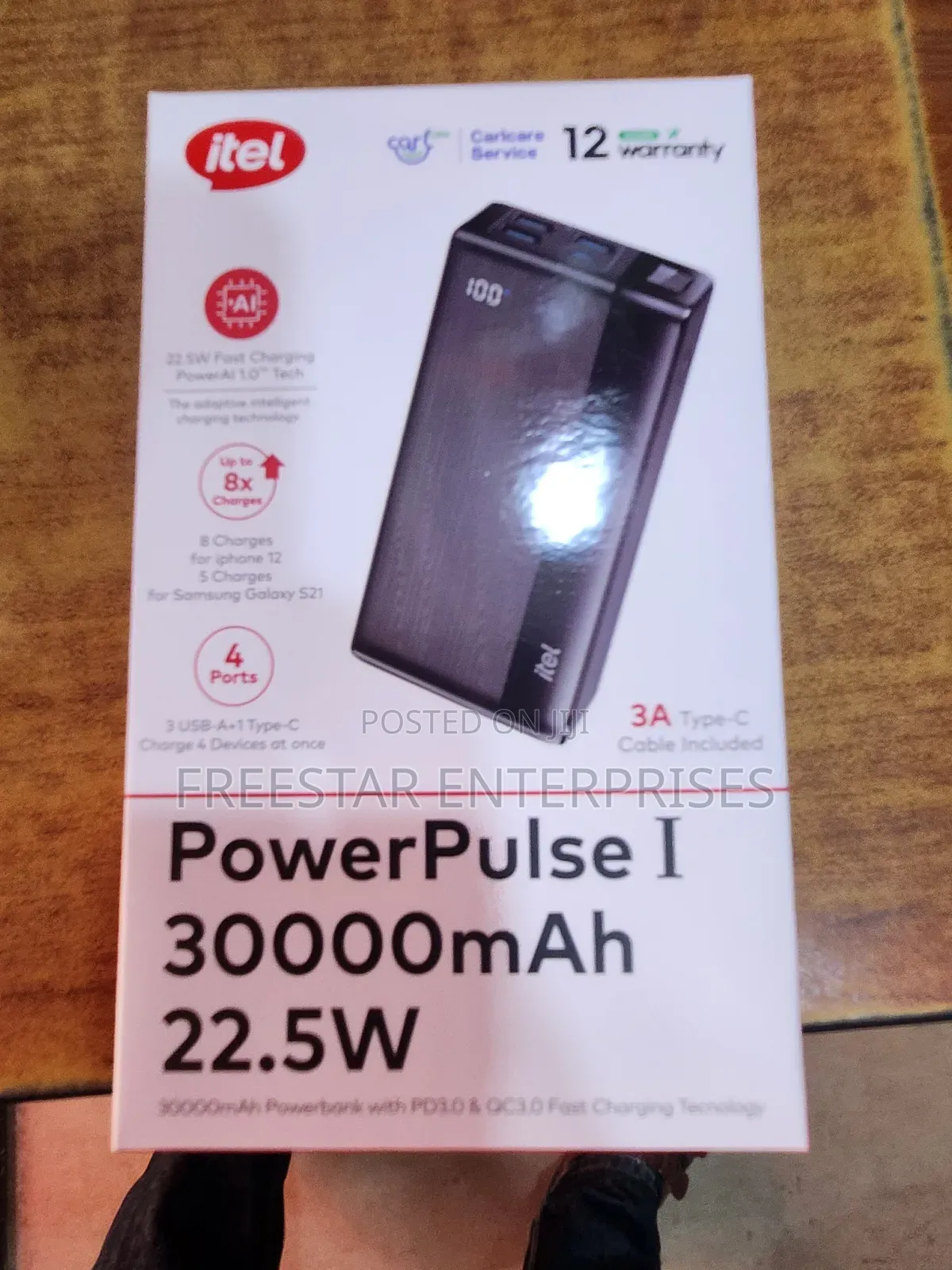 Itel Powerpluse I 30000mah Power Bank. Itel 30000mah Power
