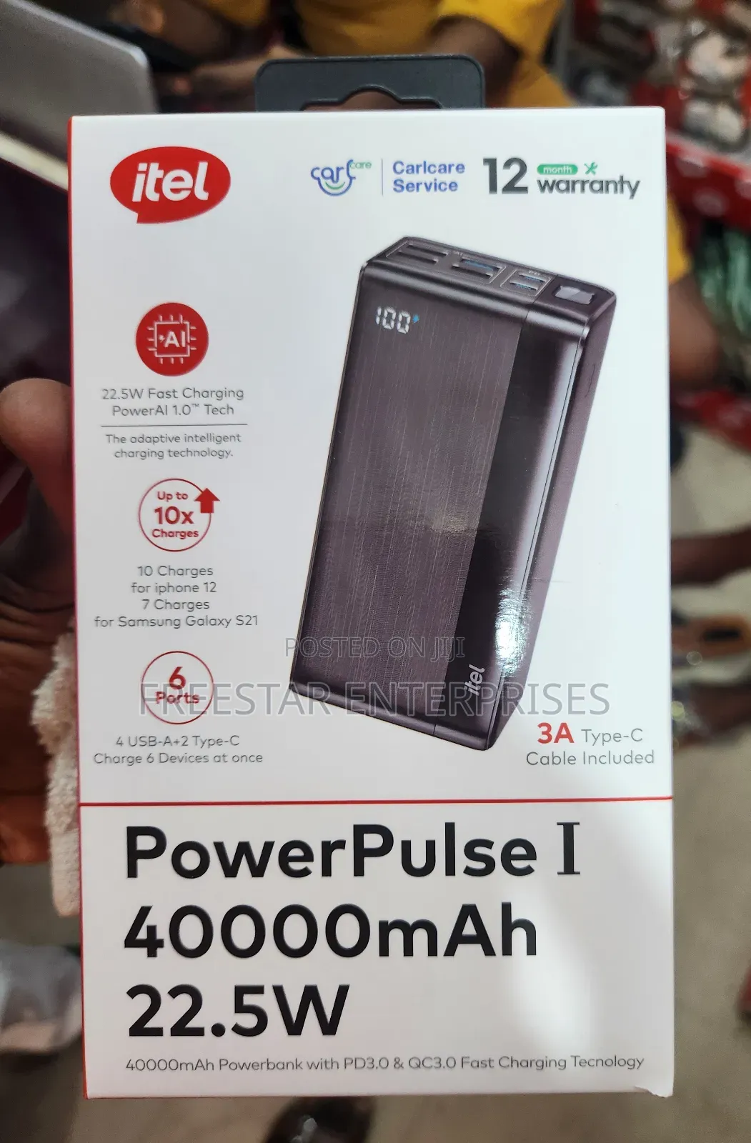 Itel Powerpluse I 40000mah Power Bank. Itel 40000mah Power.