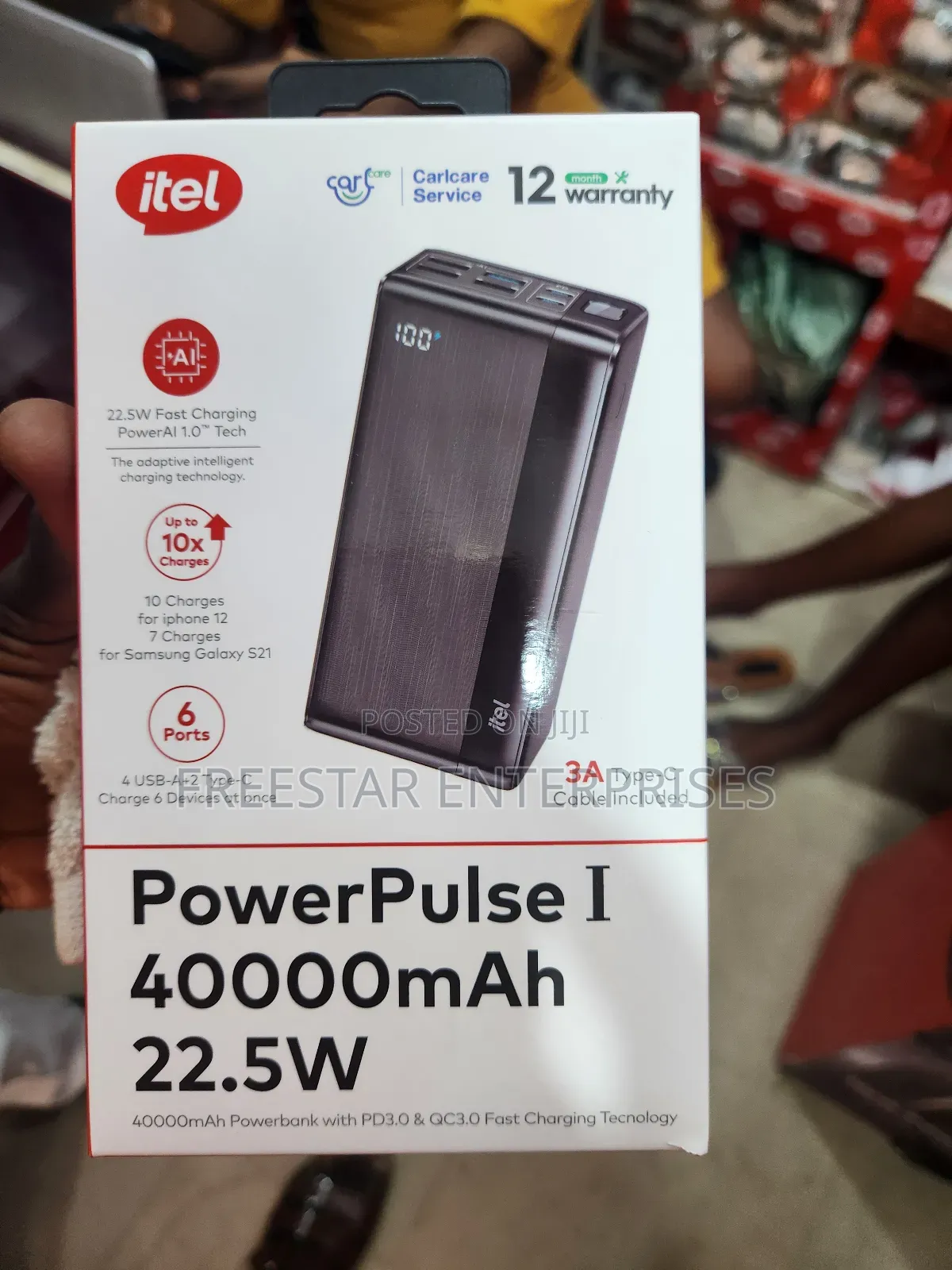 Itel Powerpluse I 40000mah Power Bank. Itel 40000mah Power.