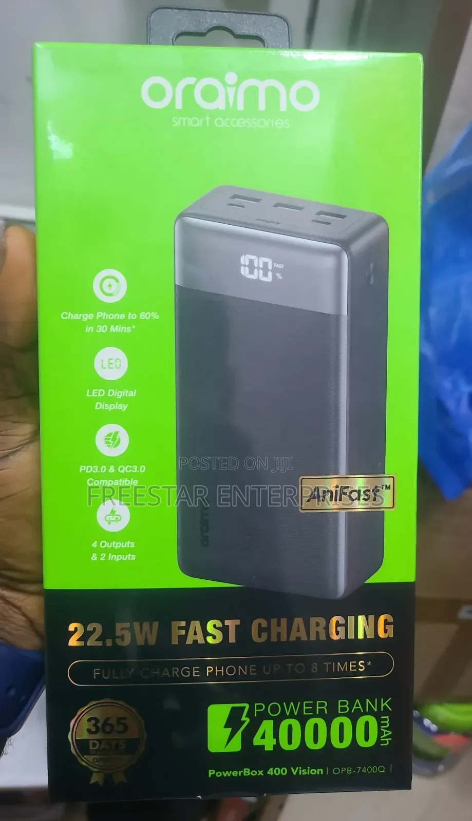Oraimo 40000mah Power Bank. Oraimo 40000 Mah Power Bank.