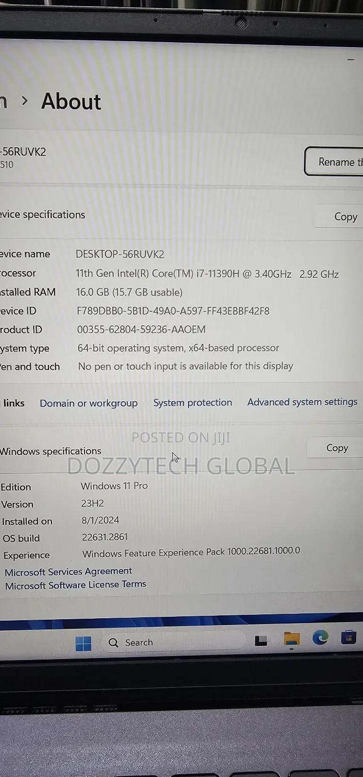 Laptop Dell Vostro 15 5568 16GB Intel Core I7 SSD 512GB