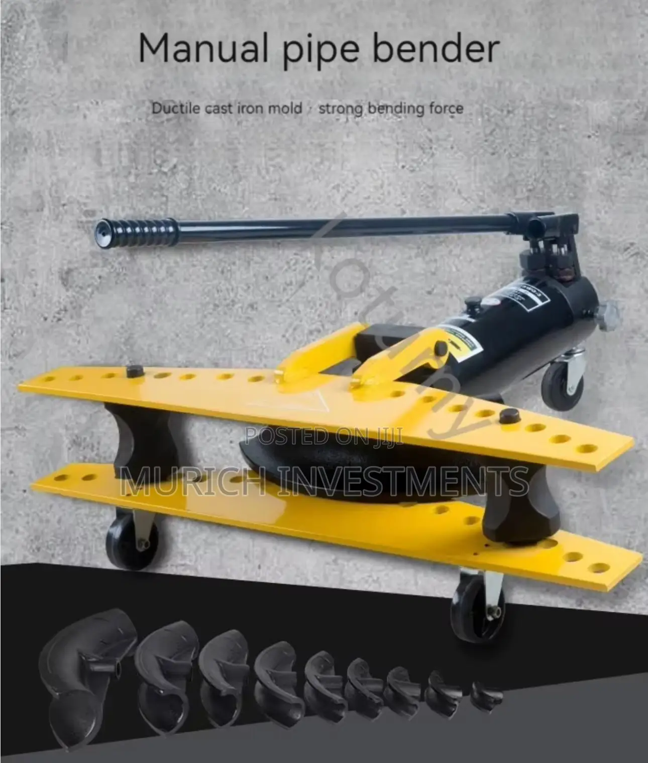 Hydraulic Pipe Bending Tool ( 21-89mm / 1/2′′- 3′′ )