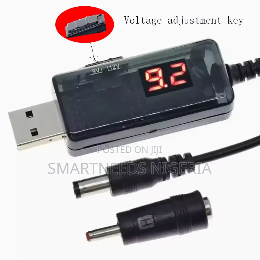DC 5v to 9v/12v Converter -Use Powerbank to Power in Router