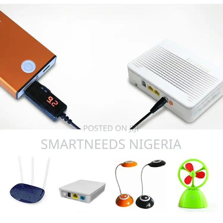 DC 5v to 9v/12v Converter -Use Powerbank to Power in Router