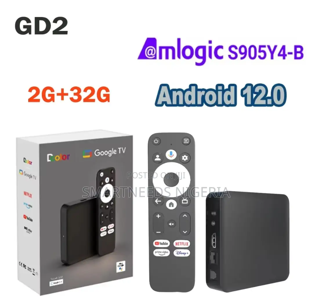 Dcolour Gd2 Google Certified Tv Box 2gb+32gb - Ultra Hd