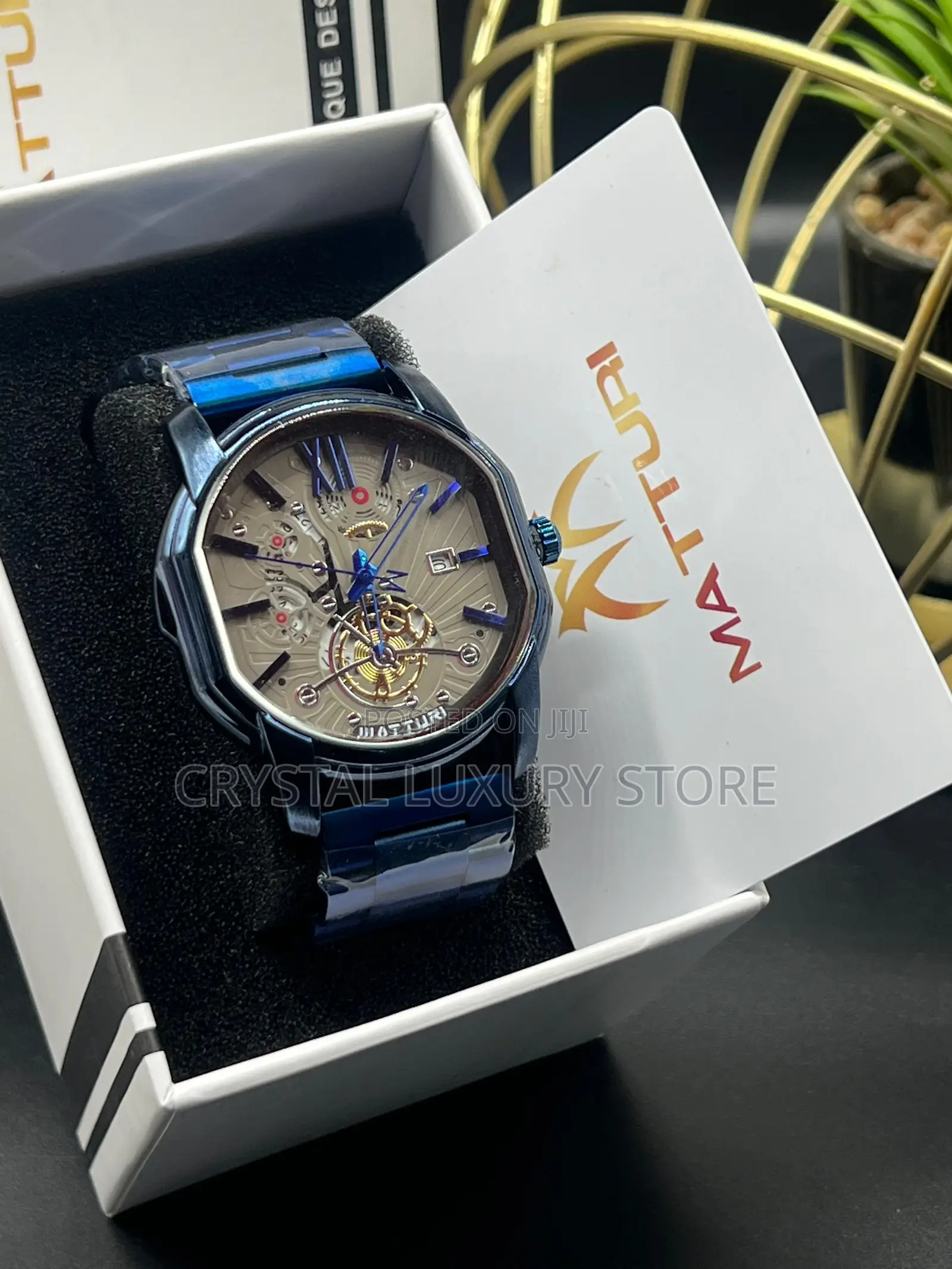 Matturi Quality Men Chain Strap Wristwatch